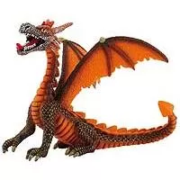 Kliknite za detalje - Bullyland Svet fantazije - Figurica Narandžasti zmaj 75595 d