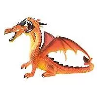 Kliknite za detalje - Bullyland Svet fantazije - Figurica Narandžasti dvoglavi zmaj 75598 e