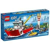 Kliknite za detalje - LEGO® City kocke - Vatrogasci - Vatrogasni brod  LE60109