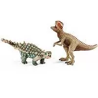 Kliknite za detalje - Schleich Figure Dinosaurusi -  Saichania i Giganotosaurus, mali 41426