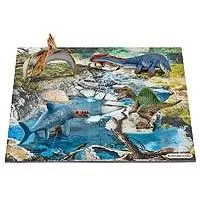 Kliknite za detalje - Schleich Figurice Praistorijske životinje 4 kom. na puzzle podlozi 42330