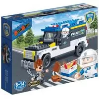 Kliknite za detalje - BanBao Kocke Policijsko vozilo 7005B