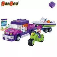 Kliknite za detalje - BanBao Kocke Trendi auto sa čamcem 6127