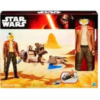 Kliknite za detalje - Star Wars Figura sa vozilom B3917 Speeder Bike