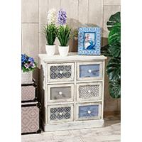 Drvena Shabby Chic Komoda 54 x 25 x 62 cm