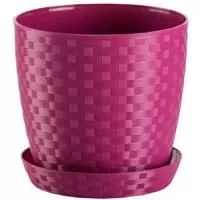 Kliknite za detalje - Saksija Stars ratan 20 roze