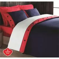 Kliknite za detalje - Posteljina Cotton Box Saten Fashion teget dupla 61001