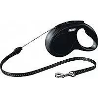 Kliknite za detalje - Trixie Povodac za psa M  Flexi New Classic Black 11791