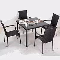 Kliknite za detalje - Baštenska Garnitura 4 Stolice i Sto Avola Set