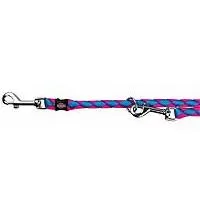 Kliknite za detalje - Trixie Cavo Podesivi povodac za pse L-XL neon blue/neon pink 14366
