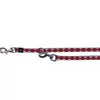 Kliknite za detalje - Trixie Cavo Podesivi povodac za pse L-XL red/silver 14363