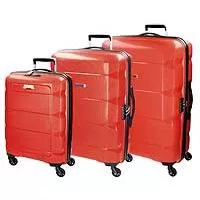 Kliknite za detalje - Movom Koferi 55cm 65cm 75cm Geometric red 54.294.53