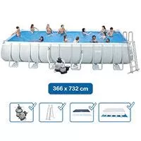 Kliknite za detalje - INTEX ULTRA FRAME BAZEN 732 x 366 x 132 cm Komplet