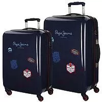 Kliknite za detalje - Koferi 55cm i 69cm Pepe Jeans Kensington 65.572.51