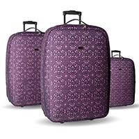 Komplet Od 3 Kofera Sazio York Purple