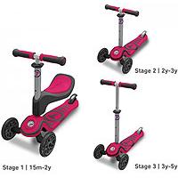 Smart Trike Trotinet 3u1  T Scooter T1 Pink 2020200