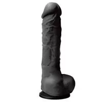 Kliknite za detalje - Realistični dildo u crnoj boji 280049