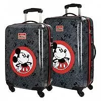 Kliknite za detalje - Disney Set kofera ABS 55cm i 68cm Hello Mickey Negro 30.319.61