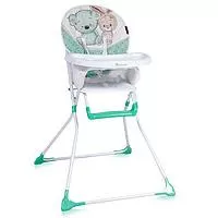 Kliknite za detalje - Bebi stolica za hranjenje Lorelli Bobo Green White Friends 10100271722
