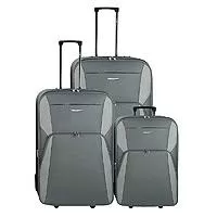 Kliknite za detalje - Putni koferi 55/65/75cm Enova Madrid Grey 501.140.70