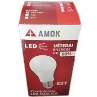 Kliknite za detalje - Led sijalica Amok E27 6W 4000K 480 lm