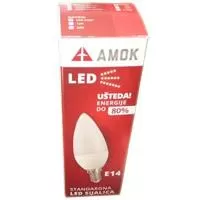 Kliknite za detalje - Led sijalica Amok E14 5.5W 4000K 390 lm