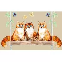 Kliknite za detalje - Ekol otirač Candy 14 Animal Mačke 40x70