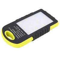 Kliknite za detalje - Dodatna solarna baterija za mobilne uređaje sa LED lampom 6000mAh Xwave Camp L 60 yellow