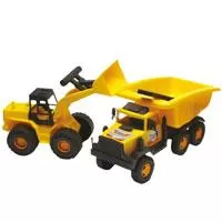 Kliknite za detalje - Set bager i kamion Double Construction 1187 33105
