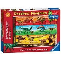 Kliknite za detalje - Ravensburger puzzle 05393 - Najopasniji dinosaurusi