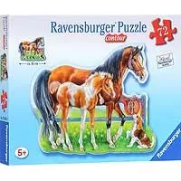 Kliknite za detalje - Ravensburger puzzle 05584  Konji 
