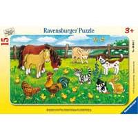 Ravensburger puzzle 15 delova -  Životinje 06046
