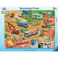 Kliknite za detalje - Ravensburger puzzle 12 delova - Mašine na gradilištu 06058
