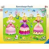 Kliknite za detalje - Ravensburger puzzle 15 delova - Lepe princeze 06063