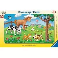 Kliknite za detalje - Ravensburger puzzle 15 delova- Domaće životinje 06066