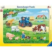 Kliknite za detalje - Ravensburger puzzle 10 delova - Zivotinje na ranču 06117