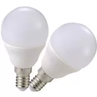 Kliknite za detalje - Dve LED sijalice lopta toplo bela 5W E14 LS-G45-WW-E14/5