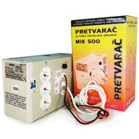Pretvarač napona sa punjačem za spoljni akumulator Ispravljač sa 12 na 220V MIK 500