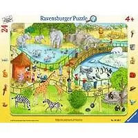 Kliknite za detalje - Ravensburger puzzle 24 dela - Zabava u zoo vrtu 06583