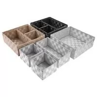 Kliknite za detalje - Set četiri korpe bež boje