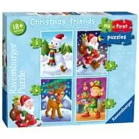 Kliknite za detalje - Ravensburger puzzle 14 delova - 4 u 1 Nova godina 06854