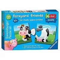 Kliknite za detalje - Ravensburger puzzle 18 delova - 9 u 1, Životinje sa farme 06904