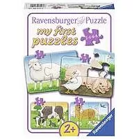 Kliknite za detalje - Ravensburger puzzle 20 delova - 4u 1, domaće životinje