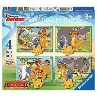 Kliknite za detalje - Ravensburger puzzle 72 dela -  4u1 Lion King, 07158