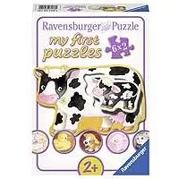 Kliknite za detalje - Ravensburger puzzle 12 delova - 6 u 1, Životinje 07176
