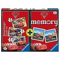 Kliknite za detalje - Ravensburger puzzle 60 delova  + igra memorije - Cars 2u1 07227