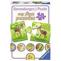 Kliknite za detalje - Ravensburger puzzle 18 delova - 9 u 1, šumske životinje 07365