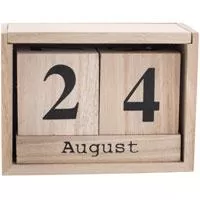 Kliknite za detalje - Stoni drveni kalendar Mat