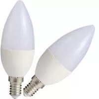 Kliknite za detalje - LED sijalica sveća hladno bela 4.4W LS-C37-CW-E14/5 2kom.