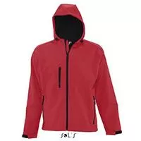 Kliknite za detalje - Sols Muška Softshell jakna sa kapuljačom Replay Red veličina 3XL 46602
